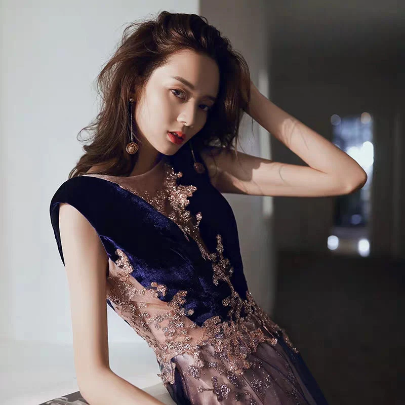 Banquet evening dress female new fairy dreams Mori temperament birthday host dinner dress skirt - Image 4