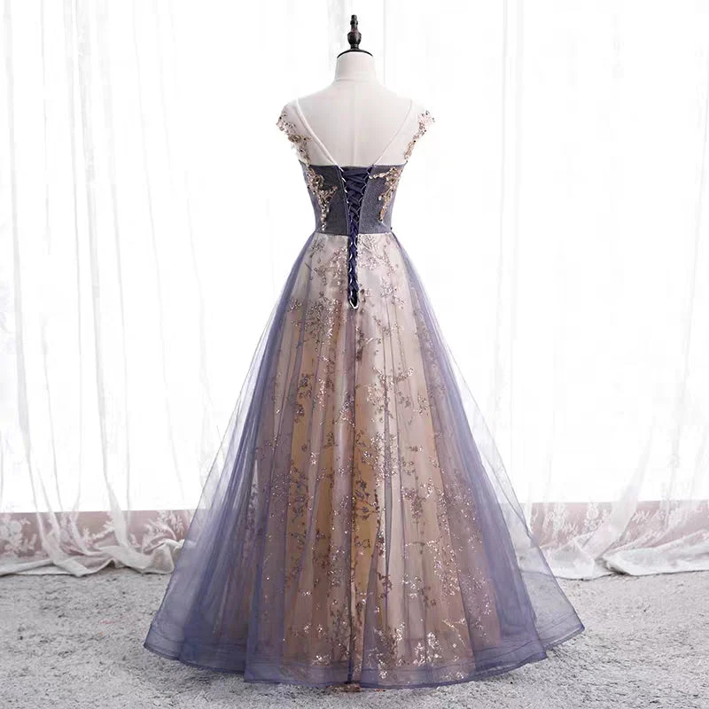 Banquet evening dress new long v-neck temperament show thin usual can wear birthday party famous dress - Image 4