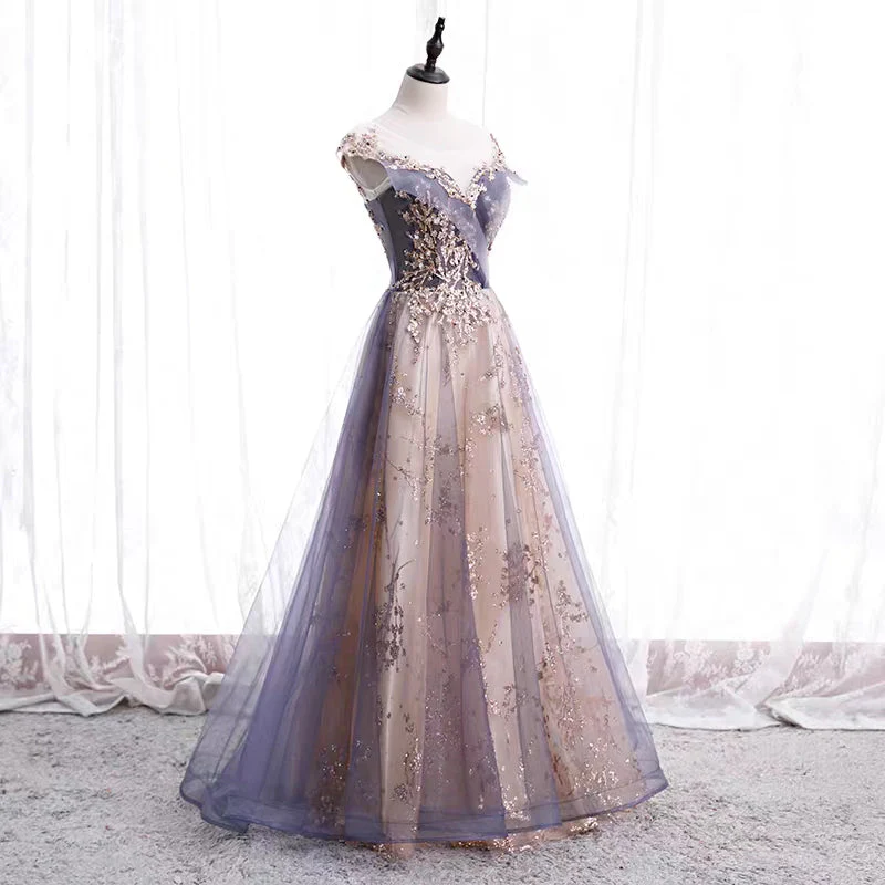 Banquet evening dress new long v-neck temperament show thin usual can wear birthday party famous dress - Image 5