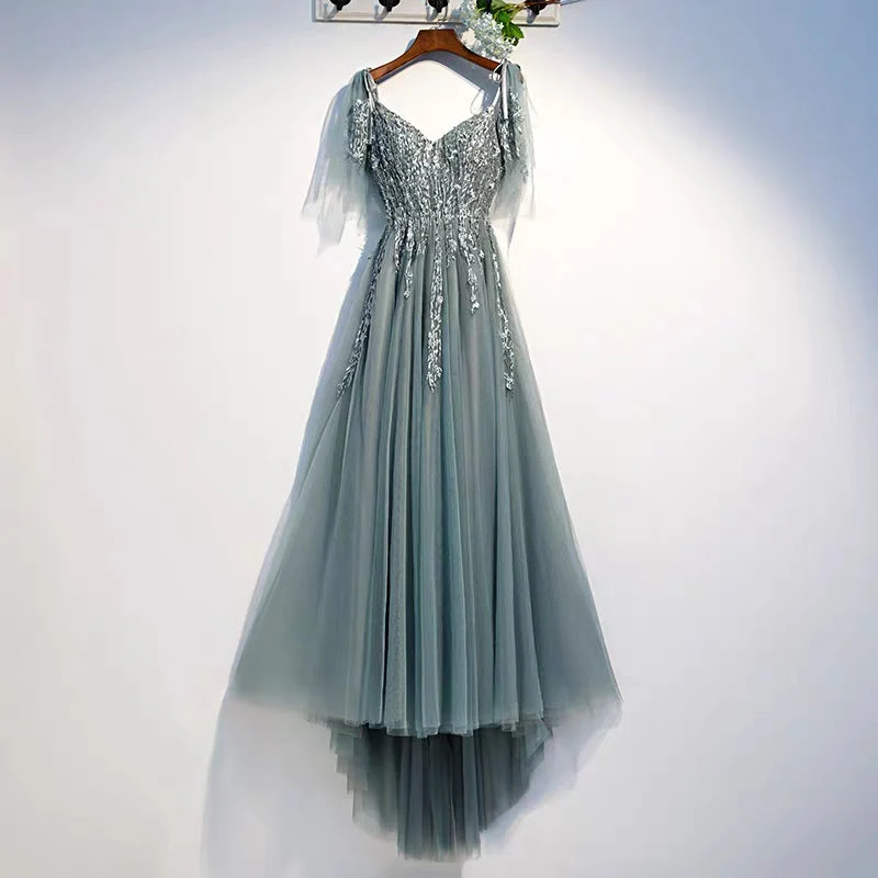 Banquet evening dress women new v collar model show thin usual can wear temperament party party dress summer - Image 6