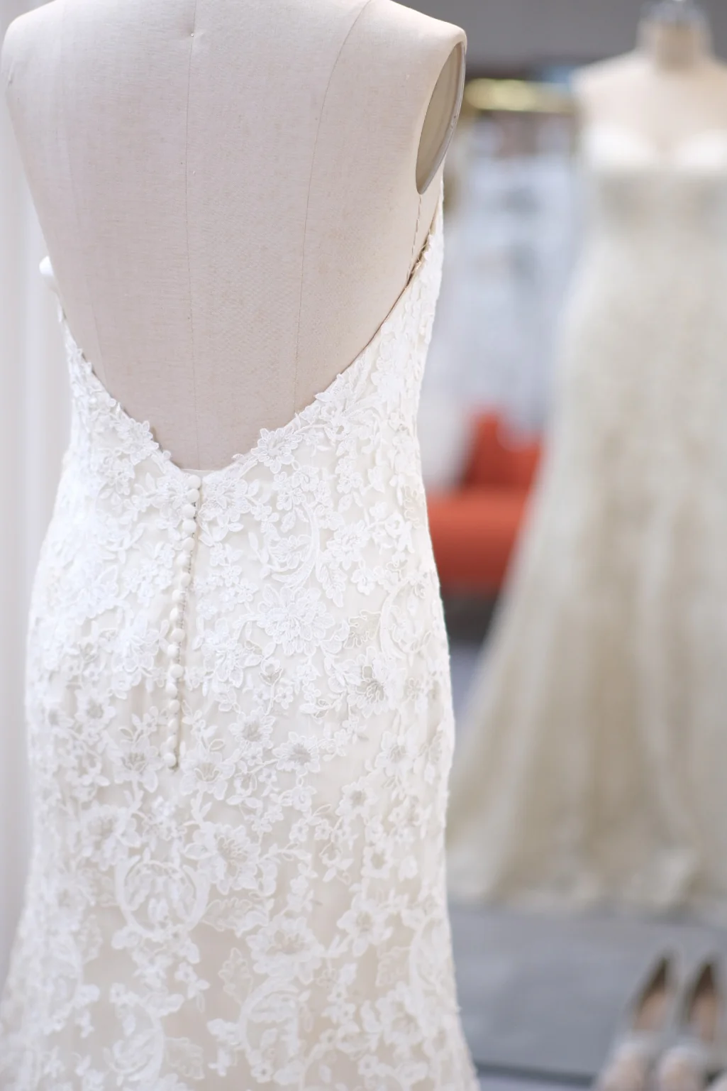 Lux Full Fabric Lace Beaded Size S Wedding Gown | Ready-to-Wear - Image 15