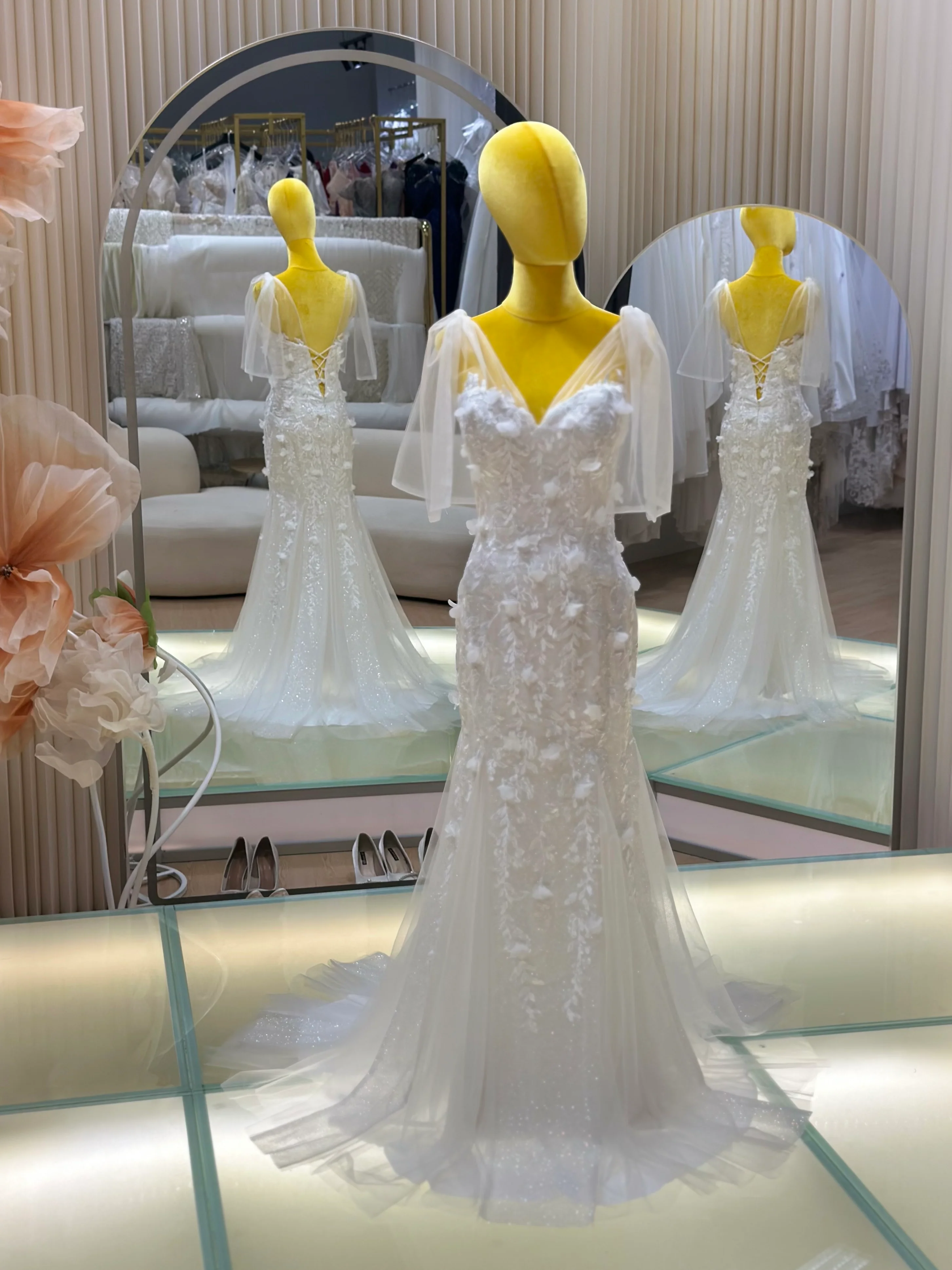 Luxe Full Lace Wedding Gown | Ready-to-Wear - Image 2