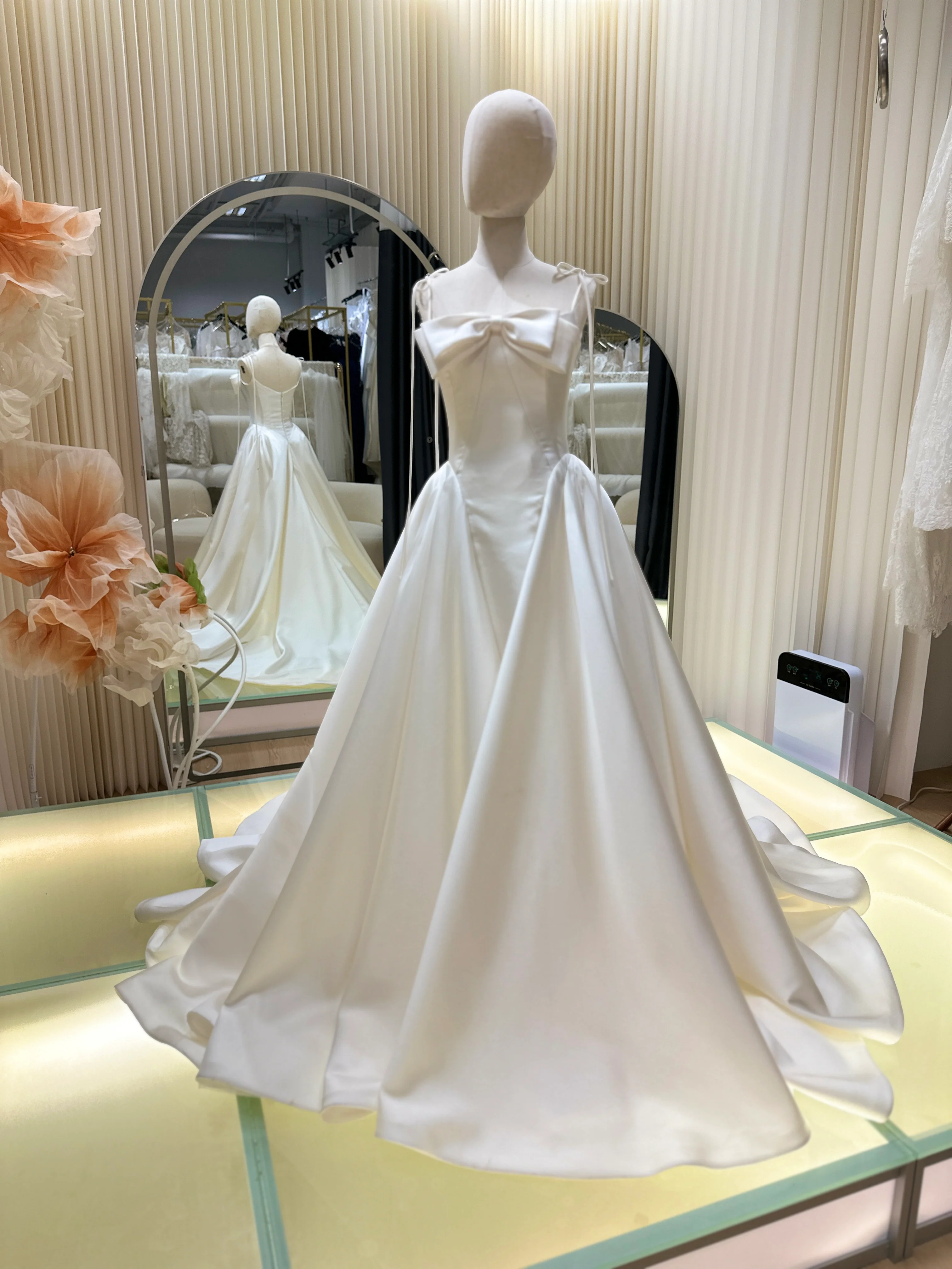 Pure Serenity Bow-Back Bridal Gown | Ready-to-Wear - Image 2