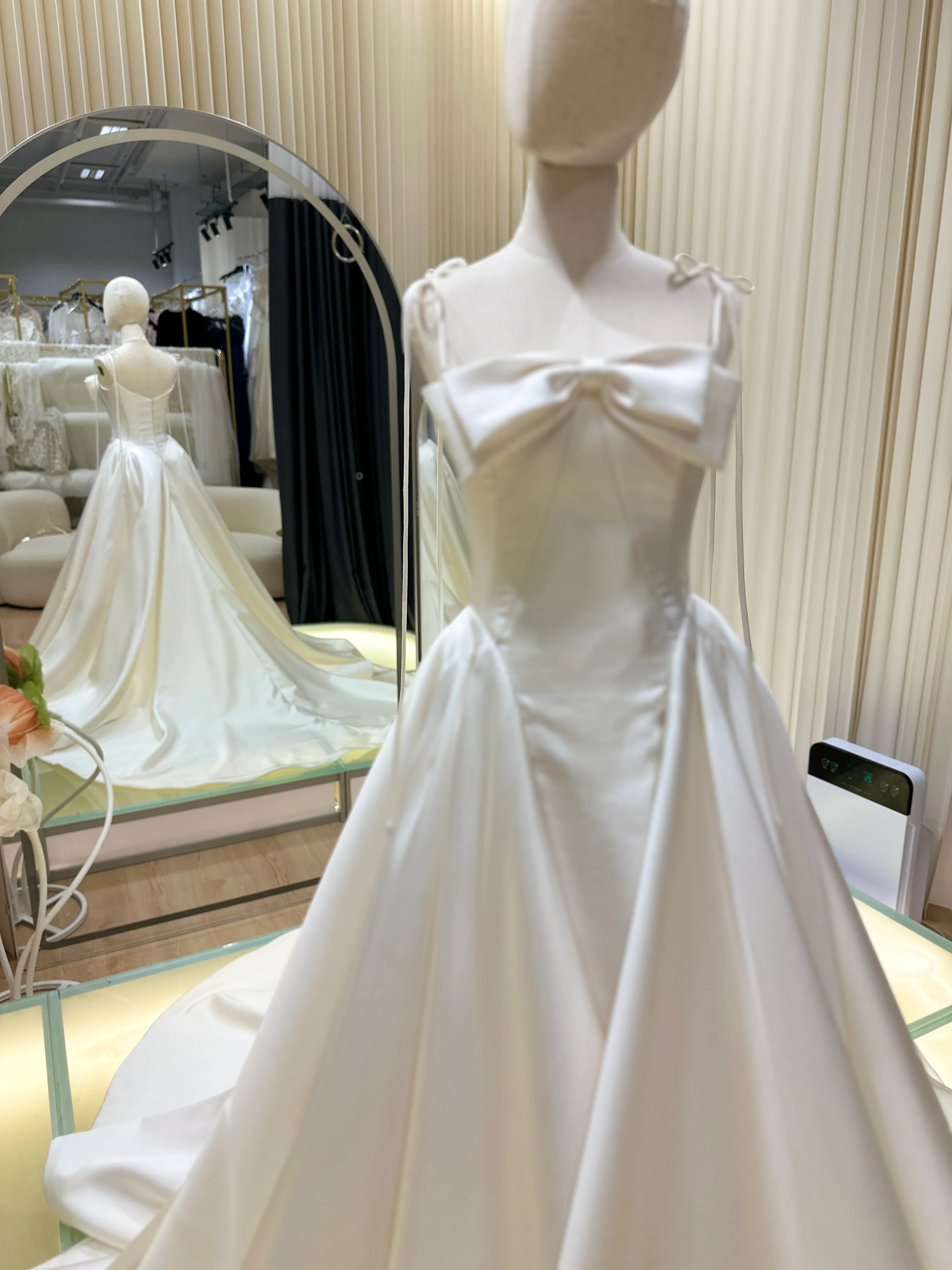 Pure Serenity Bow-Back Bridal Gown | Ready-to-Wear - Image 4