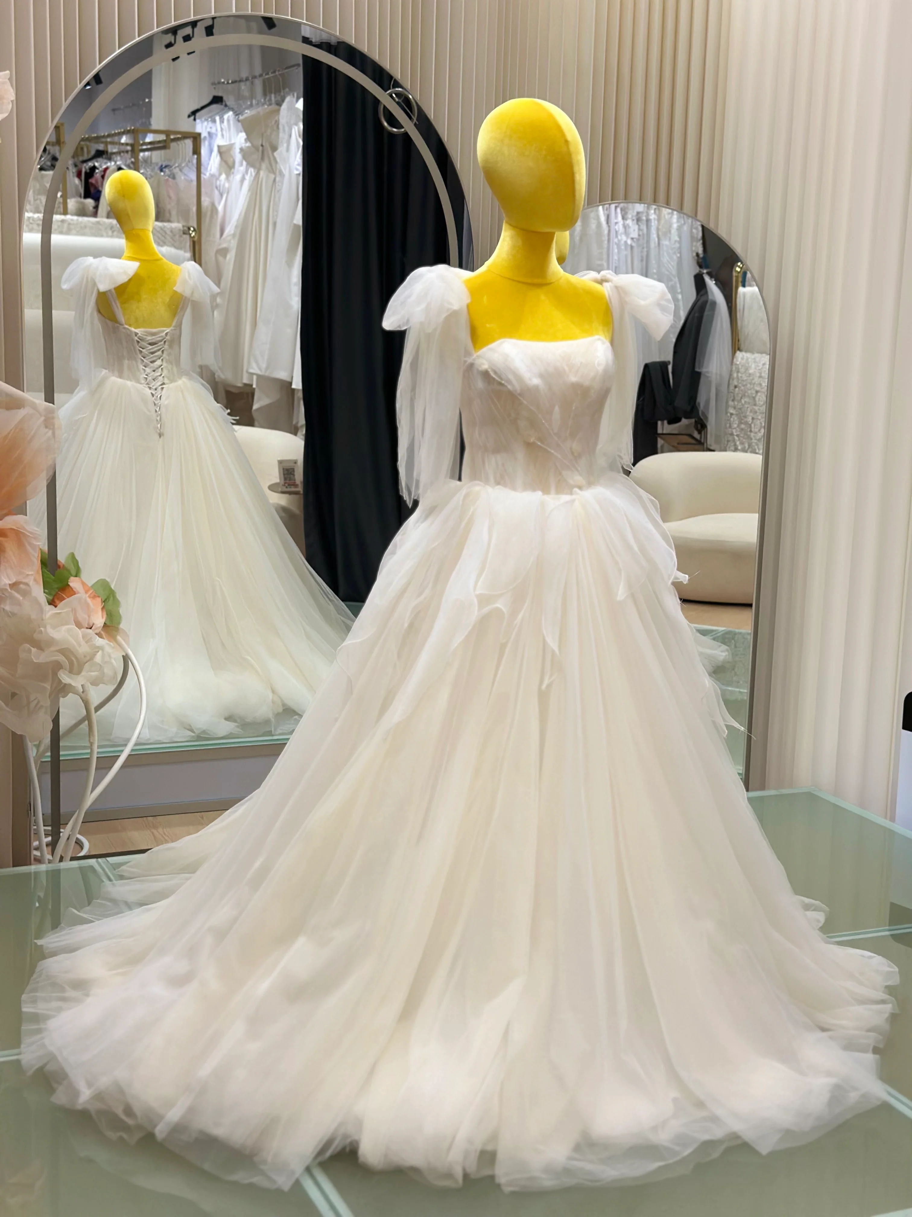 Luminaire Beaded Lace Bridal Gown | Ready-to-Wear - Image 4