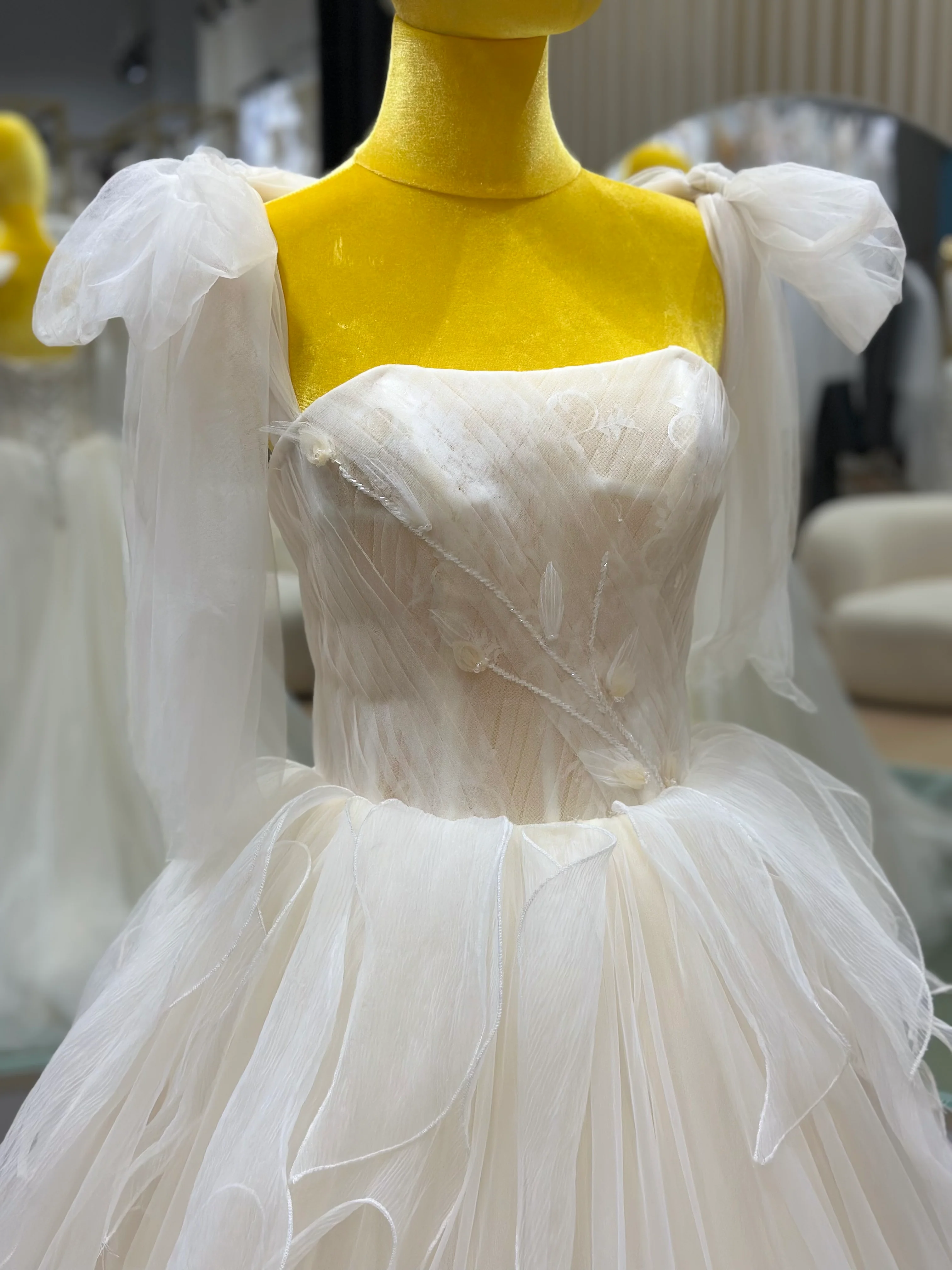 Luminaire Beaded Lace Bridal Gown | Ready-to-Wear - Image 8