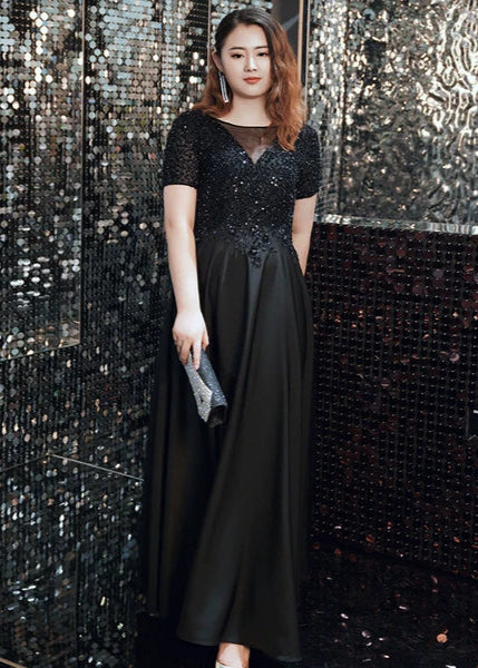 Black Long Evening Dress - Image 2