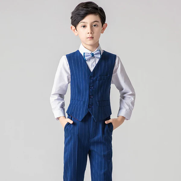 Boys Classic Suit Flower Girl Dress Piano Performance Costume Jacket | Amehandmadesg