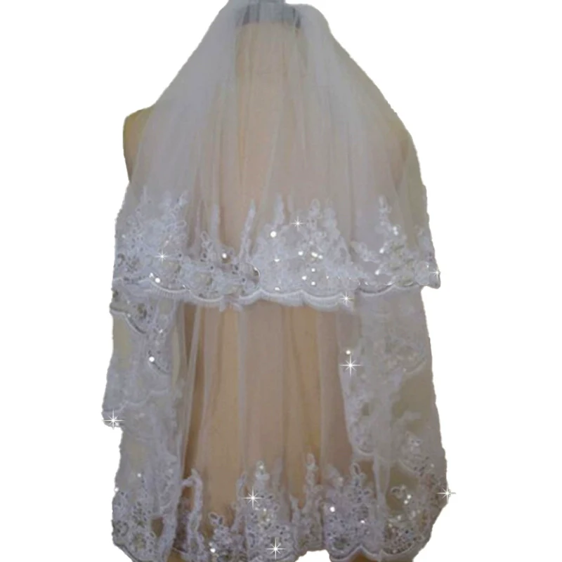 Bridal Veil Short Sequins - Image 5