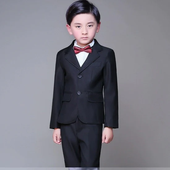 Classic Children's Suit Set: Korean Style Jacket for Flower Boys | Amehandmadesg - Image 4