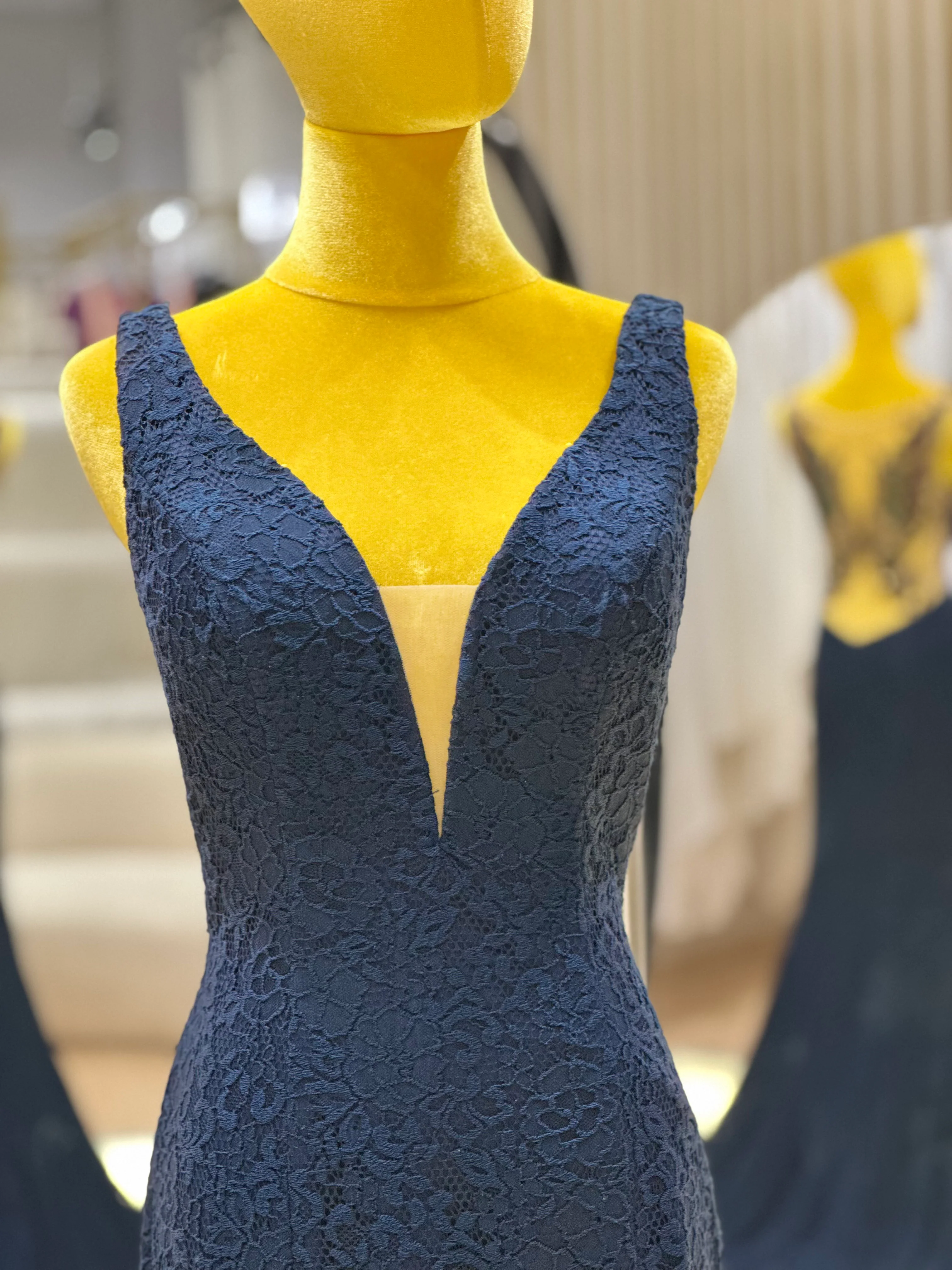 Papillon Beaded Back Evening Gown | Ready-to-Wear - Image 7