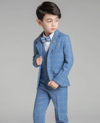 Elegant Boys' Vest Suit Set for Piano, Parties, Weddings - Image 13