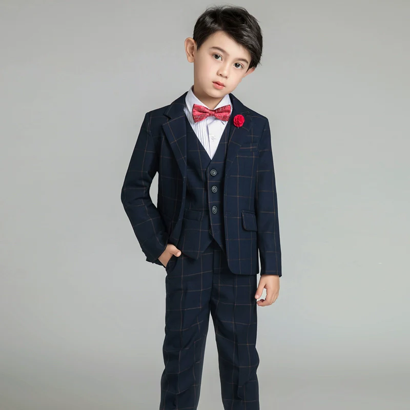 Elegant Boys' Vest Suit Set for Piano, Parties, Weddings - Image 8