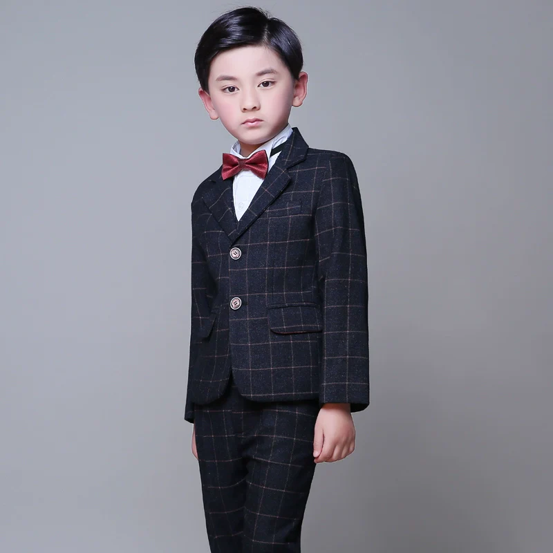 Elegant Classic Fit Boys Suit Set Attire for Special Occasions - Image 3