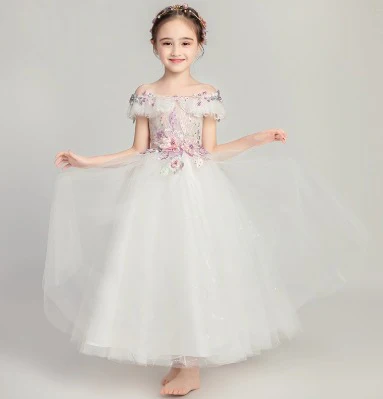 Elegant Flower Girl Dress: Children's Wedding & Performance Gown