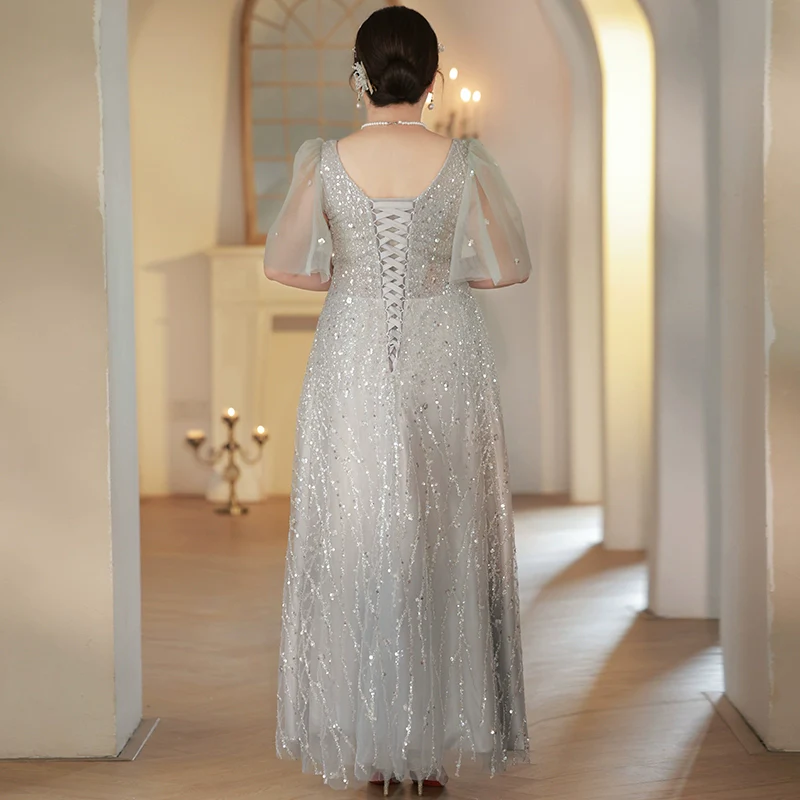 Elegant French Evening Dress - Image 3