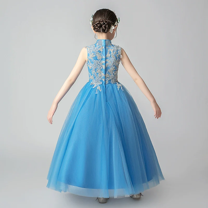 Elegant Kids Princess Evening Gown for Piano Performance & Weddings - Image 5