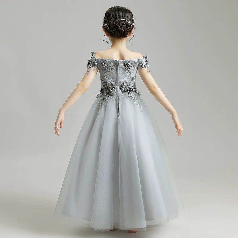 Elegant Princess Wedding Gown: Luxurious Long Evening Dress for Special Occasions - Image 5