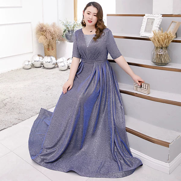 Elite Evening Gown Plus Size Fitted - Image 3