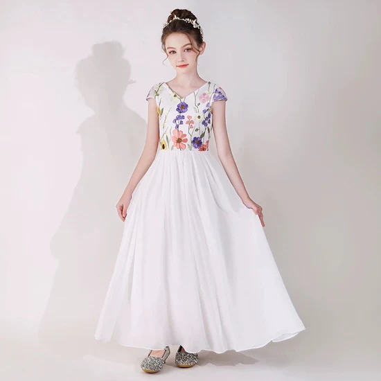Flowered Princess Dress - Image 5