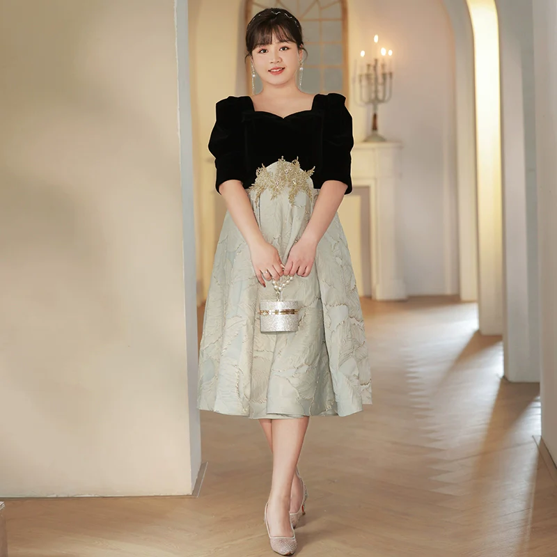 French Style Evening Dress | Amehandmadesg - Image 7