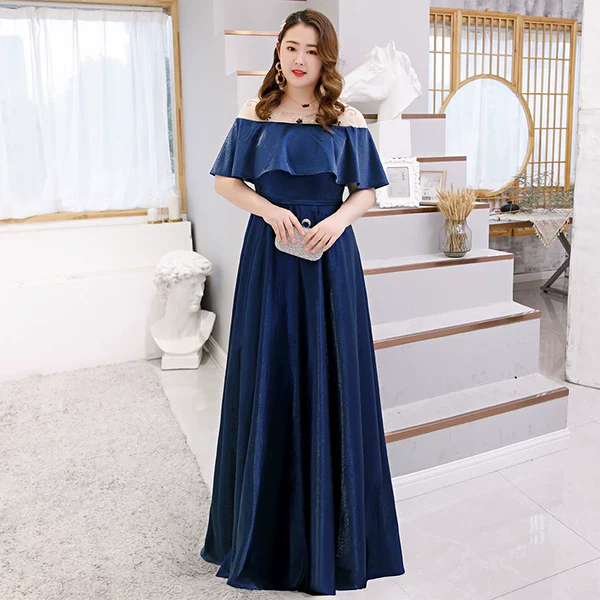 French Style Plus Size Evening Dress - Image 3