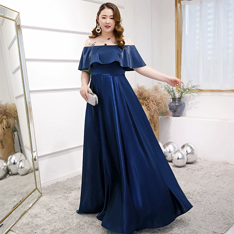 French Style Plus Size Evening Dress - Image 6