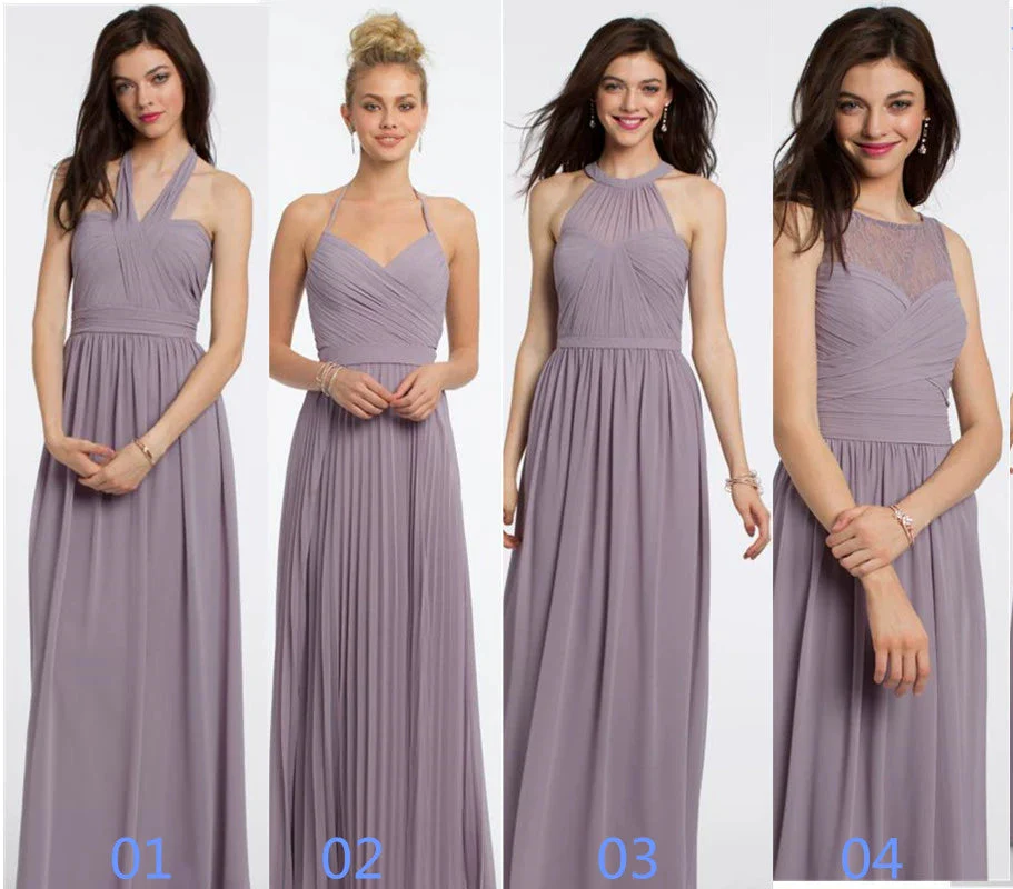 Fuchsia Long Bridesmaid Dress - Image 7