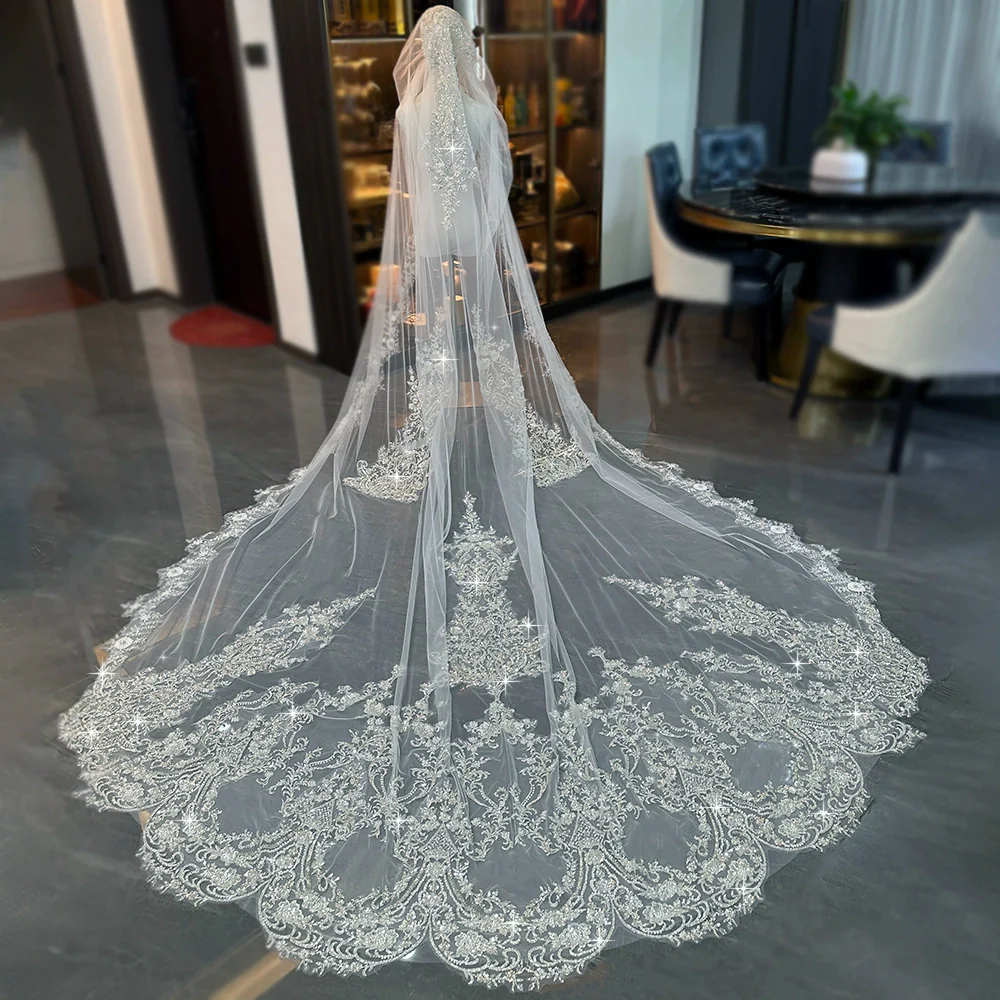 Handmade Wedding Veil 3.5m Long - Image 3