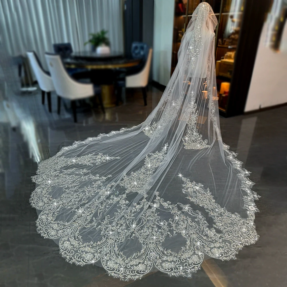 Handmade Wedding Veil 3.5m Long - Image 4