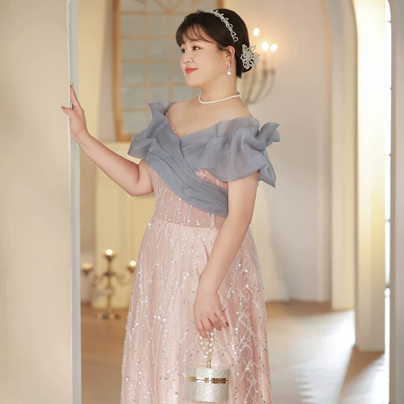 High-End Fitted Evening Dress - Image 5