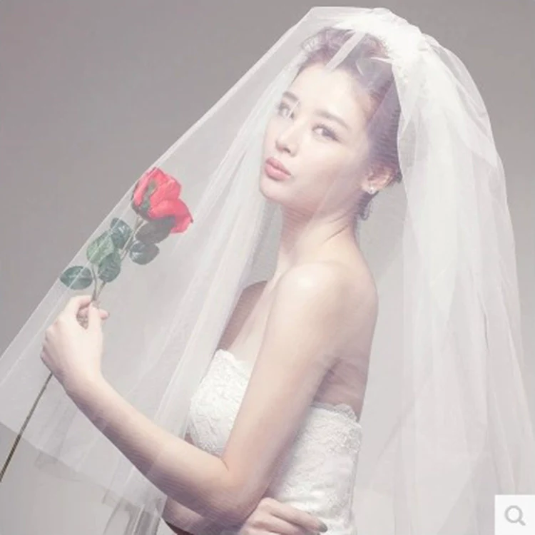 Korean Style Wedding Veil - Image 3