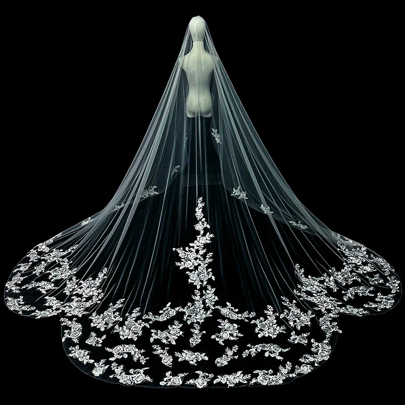 Lace Wedding Veil - Image 2