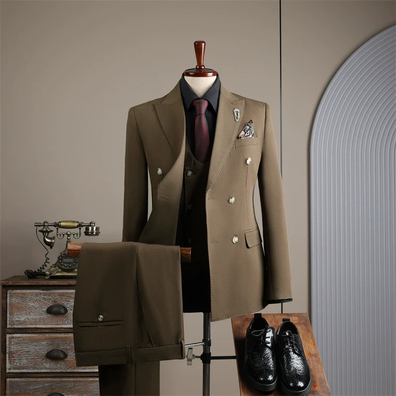 Men's 3 Piece Business Suit Set - Image 10
