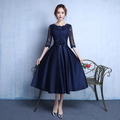 New Dress Cocktail Elegant Evening Dress Toast Clothing Female Casual Dames Jurken Temperament Spring Sommerkleid Annual Party A046 - Image 5