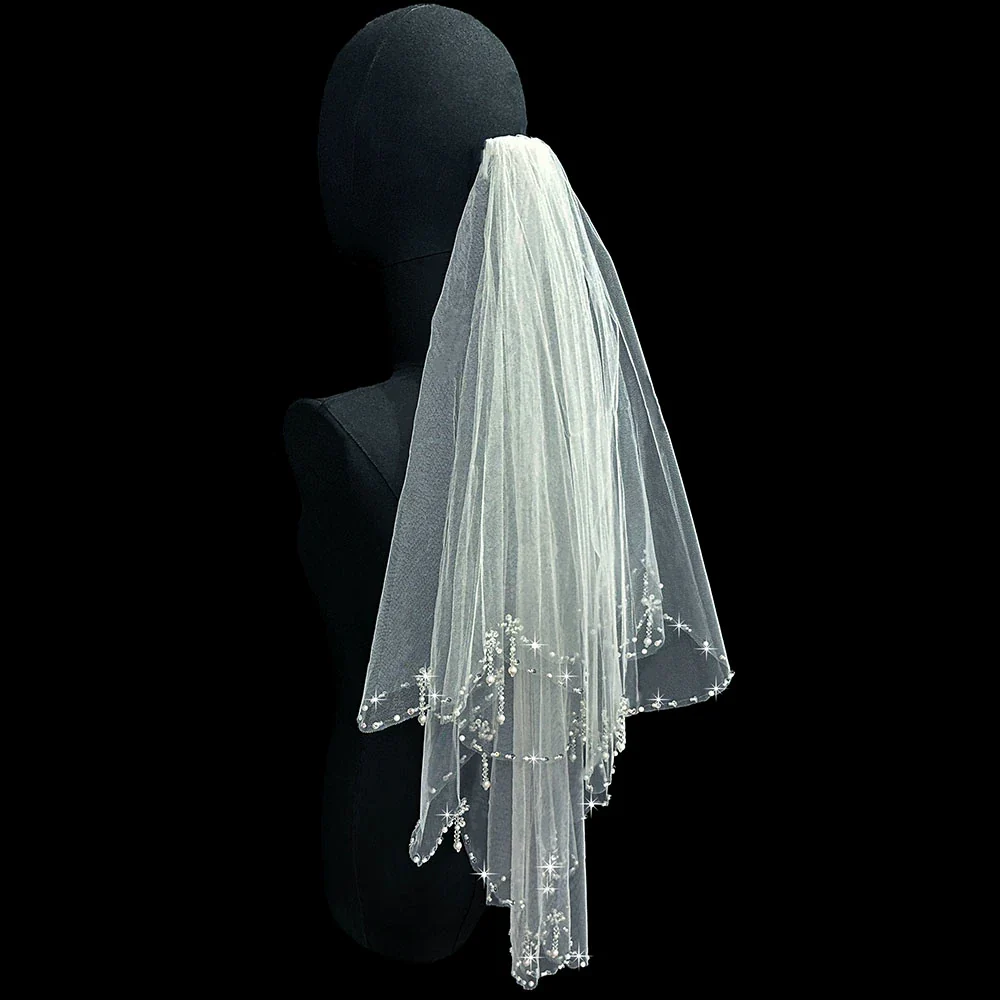 Pearl Bridal Veil Accessory