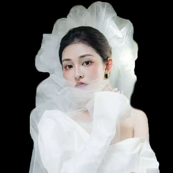 Retro Long Hair Accessory for Bride - Image 4