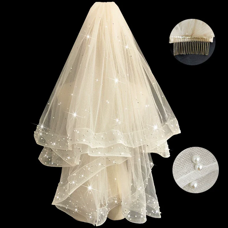 Retro Pearl Bride Hair Accessories - Image 8