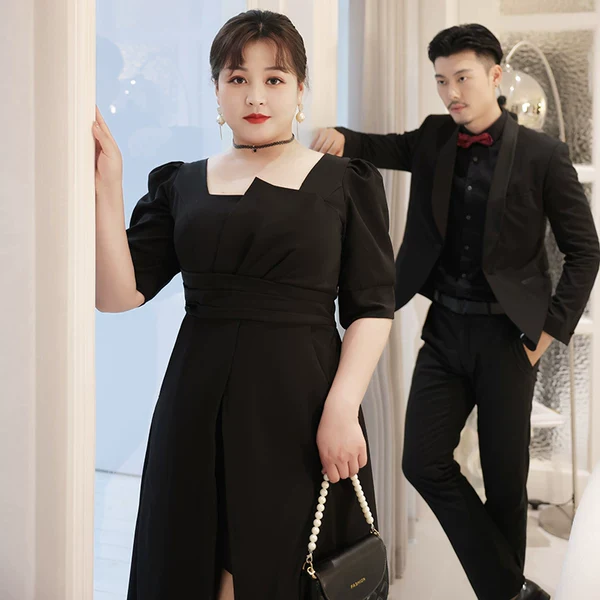 Sexy Black Evening Dress - Image 3