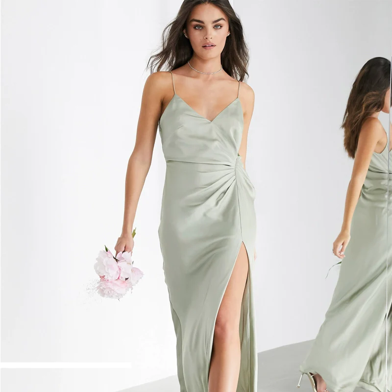 Silky Evening Dress High-Quality Style - Image 2