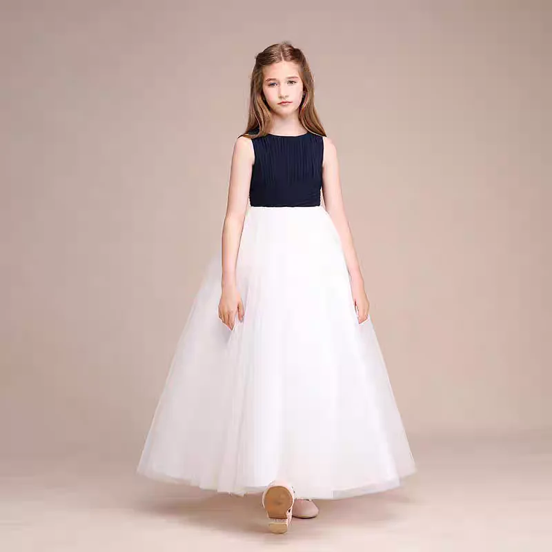 EG-SALE-AME-00175 Tulle Flower Girl Dress - Handmade Bespoke Gown for Special Occasions - Ame Handmadesg - Image 3