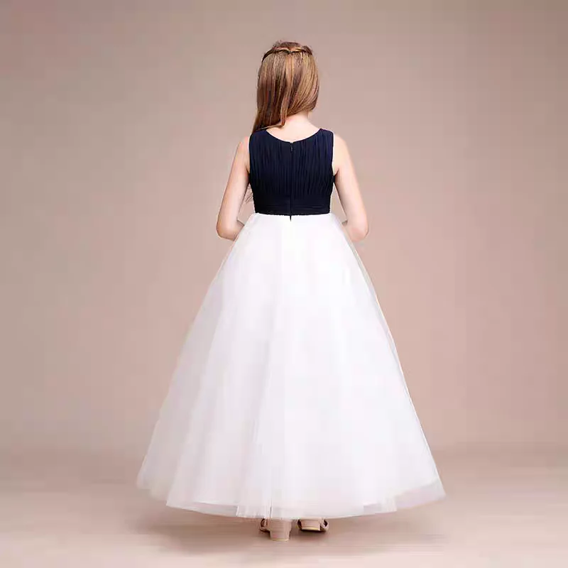 EG-SALE-AME-00175 Tulle Flower Girl Dress - Handmade Bespoke Gown for Special Occasions - Ame Handmadesg - Image 4