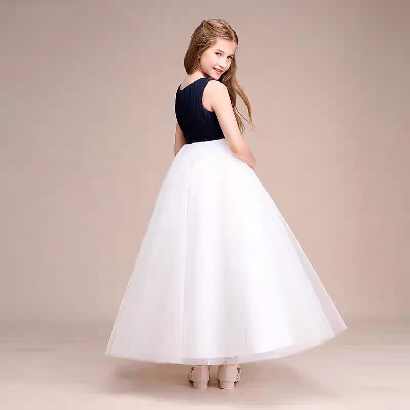 EG-SALE-AME-00175 Tulle Flower Girl Dress - Handmade Bespoke Gown for Special Occasions - Ame Handmadesg - Image 5