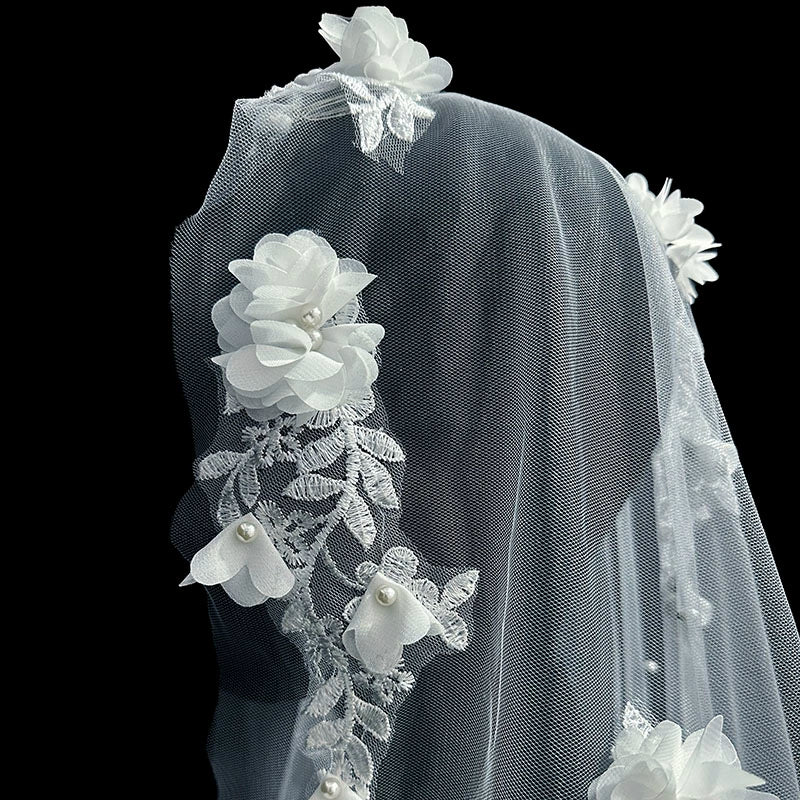 Wedding Bridal Veil Hair Accessory - Image 5