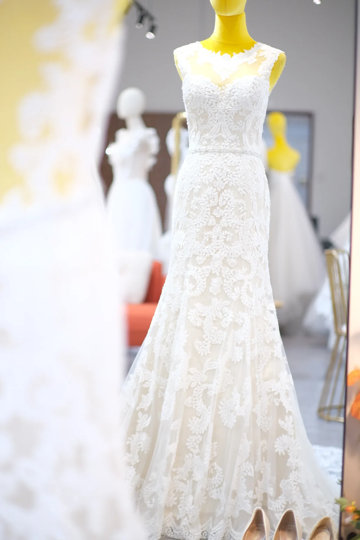 Lux Full Applique Lace Beaded Wedding Gown | Ready-to-Wear