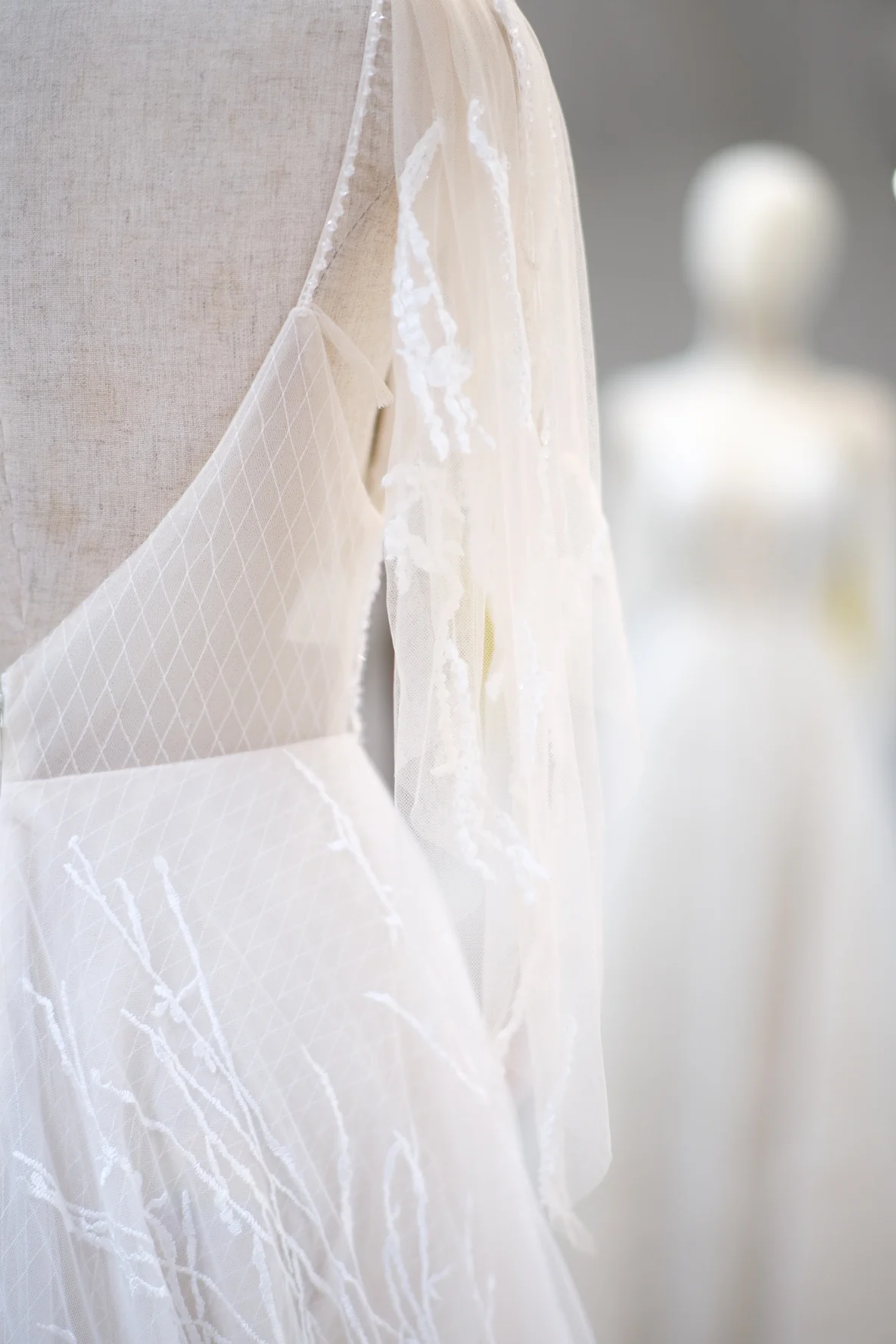 Lux Full Fabric Lace Size S Wedding Gown | Ready-to-Wear - Image 2