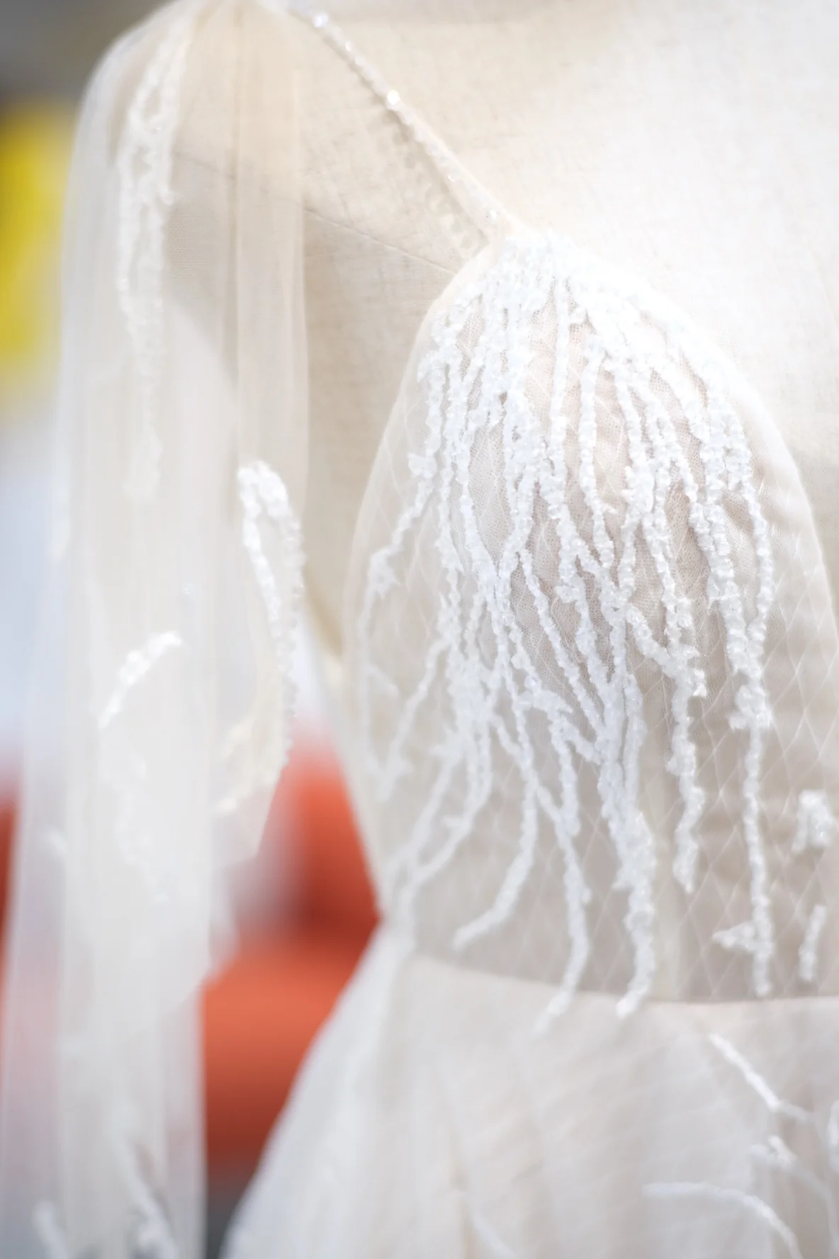 Lux Full Fabric Lace Size S Wedding Gown | Ready-to-Wear - Image 3