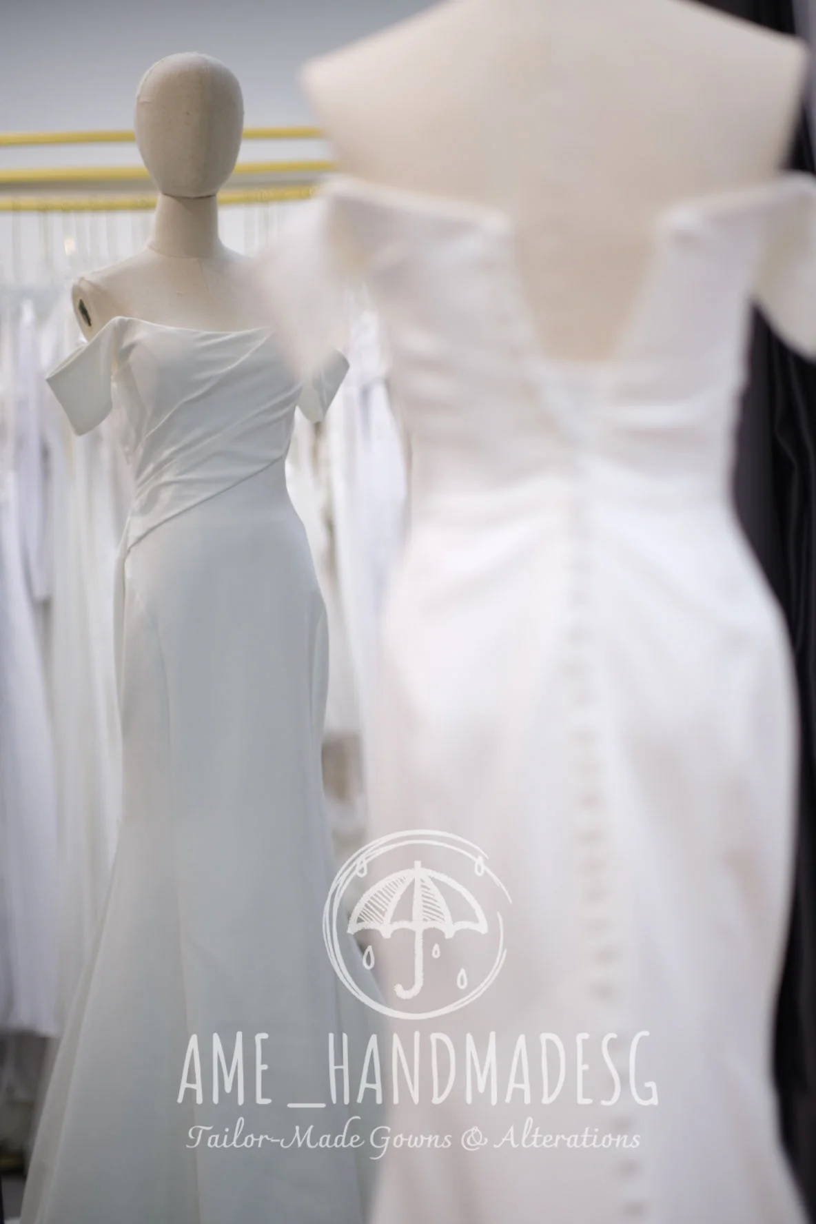 Lux Half Lace Beaded XS Wedding Gown | Ready-to-Wear - Image 3