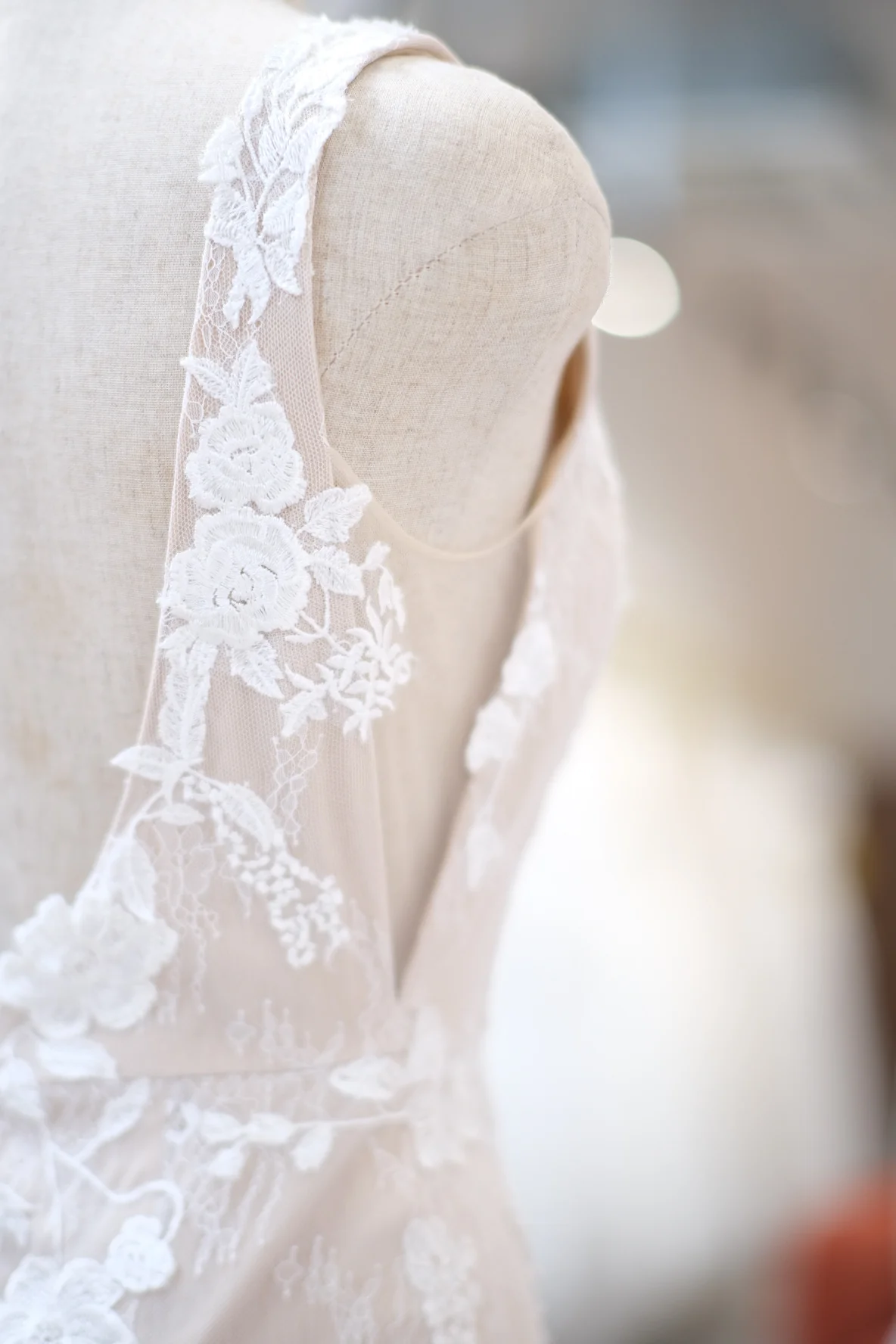 Lux Full Fabric Lace Size S Wedding Gown | Ready-to-Wear - Image 6