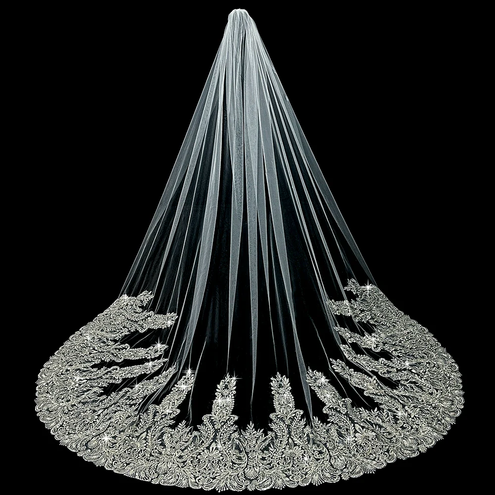 Wedding Veil Beaded Embroidery - Image 6